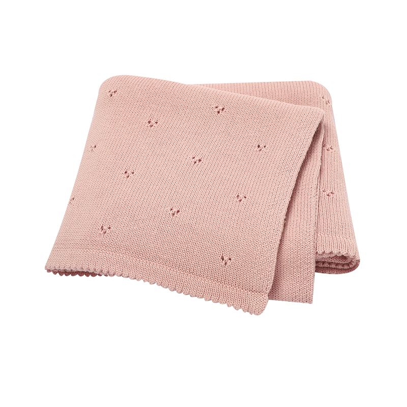 Muslin Cotton Bedspread - Tatlı Düz Renk Yenidoğan Bebek Erkek