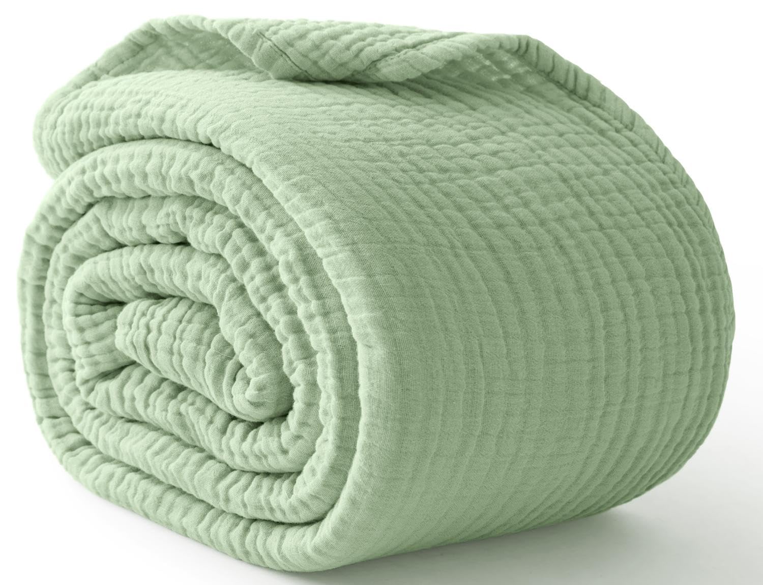 Muslin Cotton Bedspread - %100 Pamuklu Battaniye, Yatak İçin Yumuşak