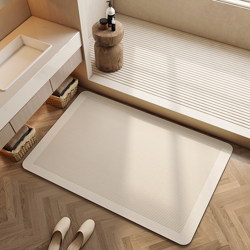 Quick Dry Diatomite Bath Mat - Diatomit Banyo Paspası Süper Emici Hızlı