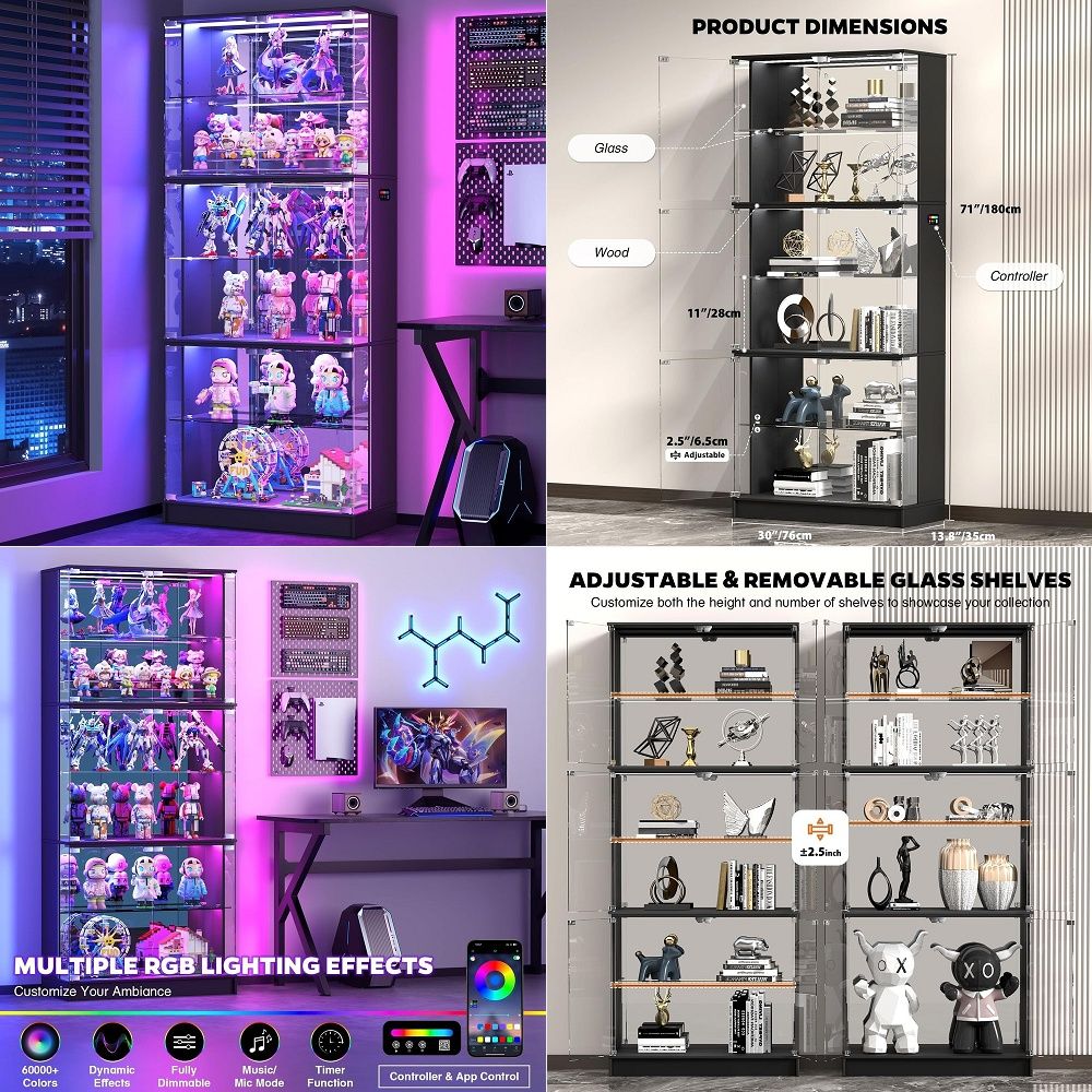 Lighting - Cam Kapılı Vitrin, 6 Katlı 71