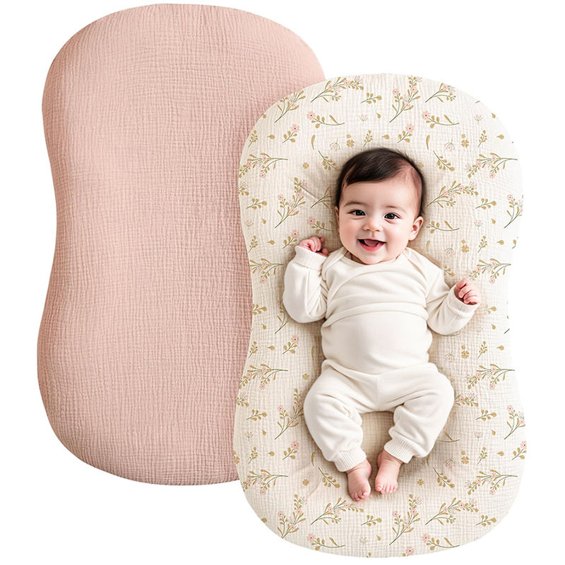 Muslin Cotton Bedspread - 2 adet bebek şezlong örtüsü muslin