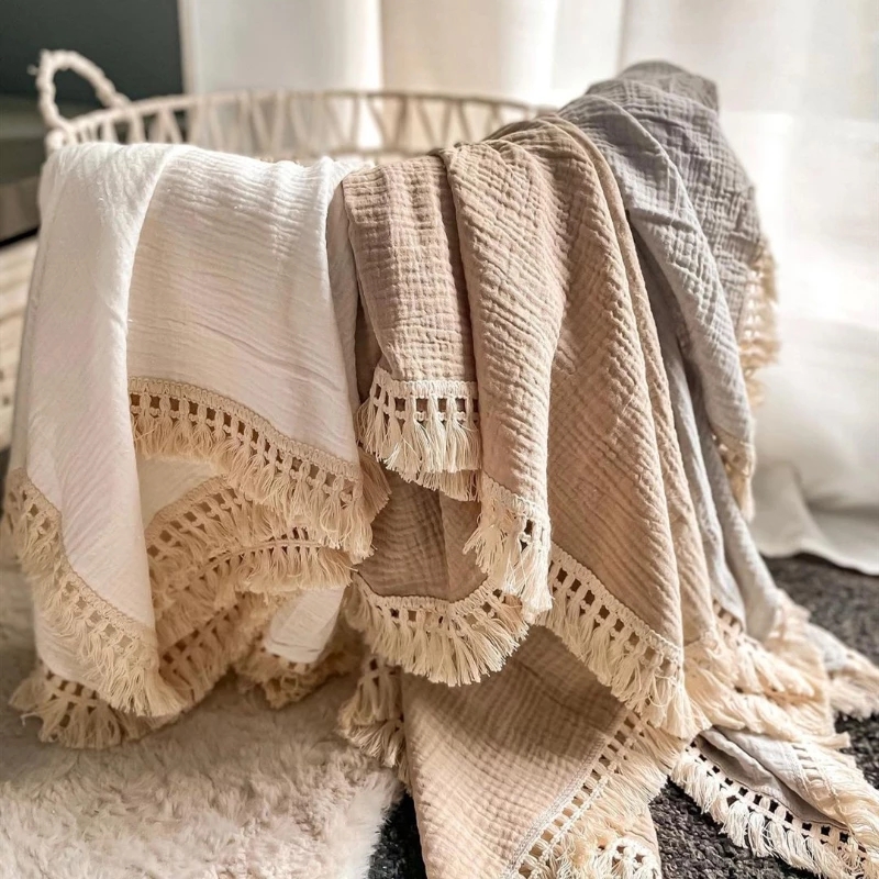 Muslin Cotton Bedspread - Pamuk Muslin için kundak battaniyeleri yenidoğan