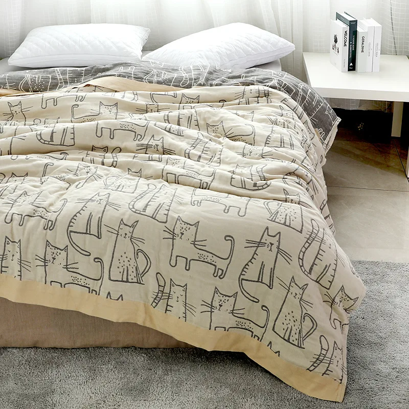 Muslin Cotton Bedspread - WASART saf pamuk twel muslin yorgan