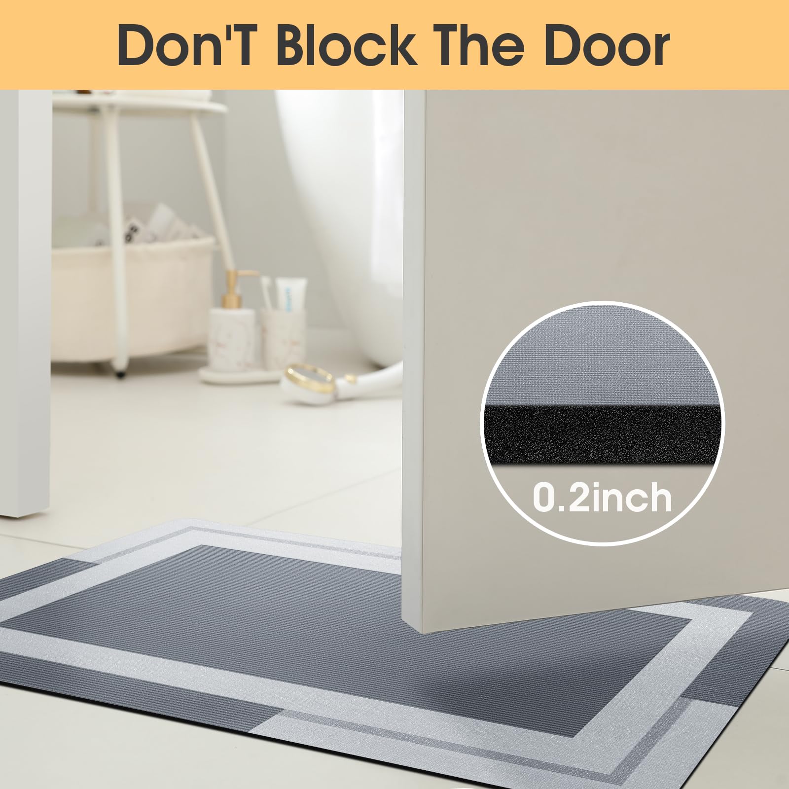 VIKAMA Kaymaz Kauçuk Tabanlı B - Quick Dry Diatomite Bath Mat incelemesi ve fiyatı