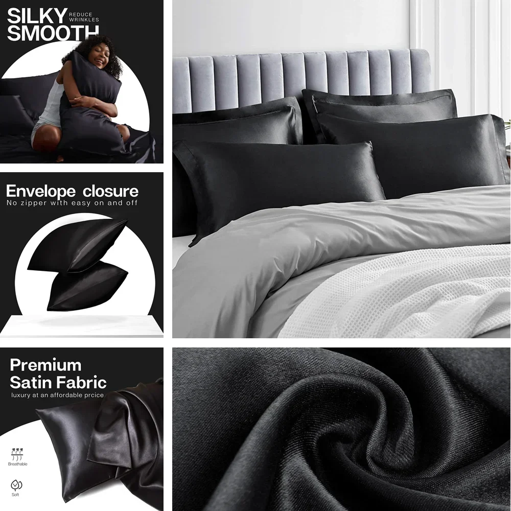 Saç ve Cilt için 2'li Paket Sa - Satin Silk Pillowcase Hair Skin incelemesi ve fiyatı