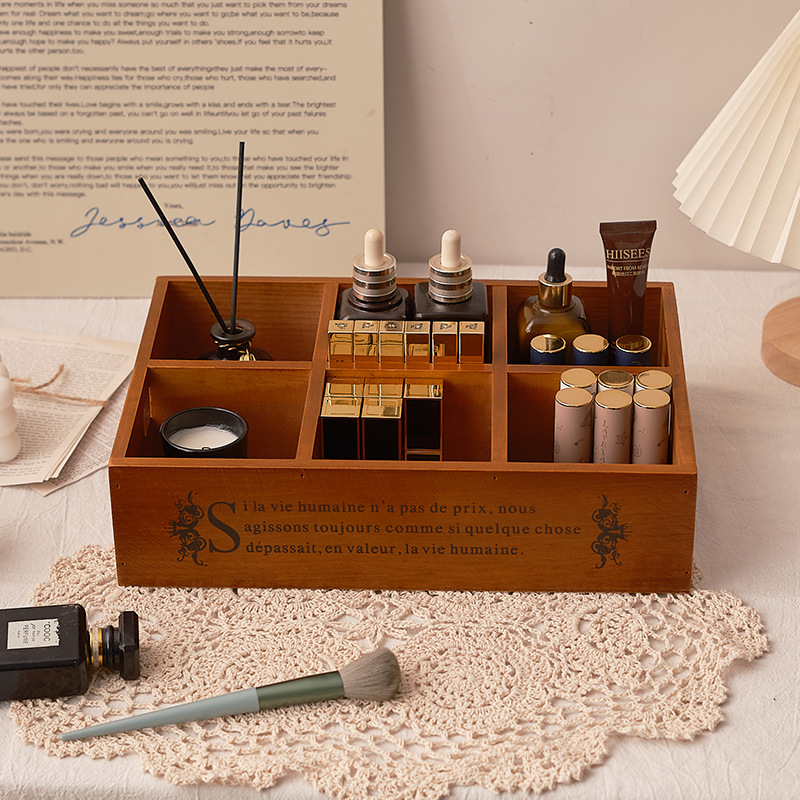 Zakka retro ahşap taşınabilir  - Storage & Organization incelemesi ve fiyatı