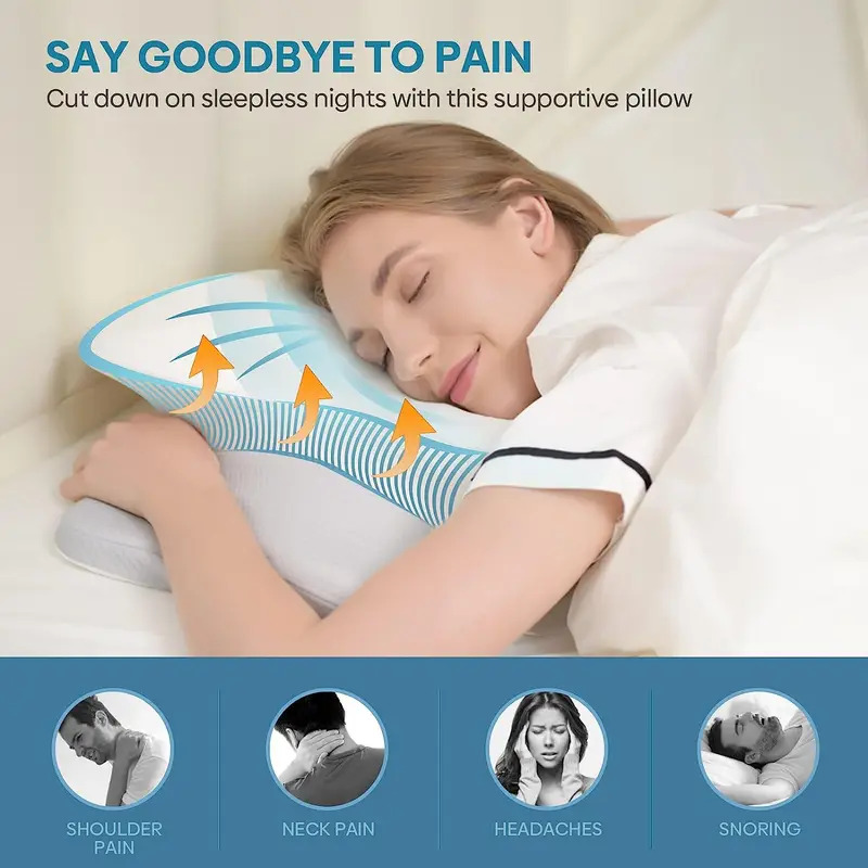 Kokusuz Ortopedik Boyun ve Omu - Memory Foam Orthopedic Pillow Neck Pain incelemesi ve fiyatı