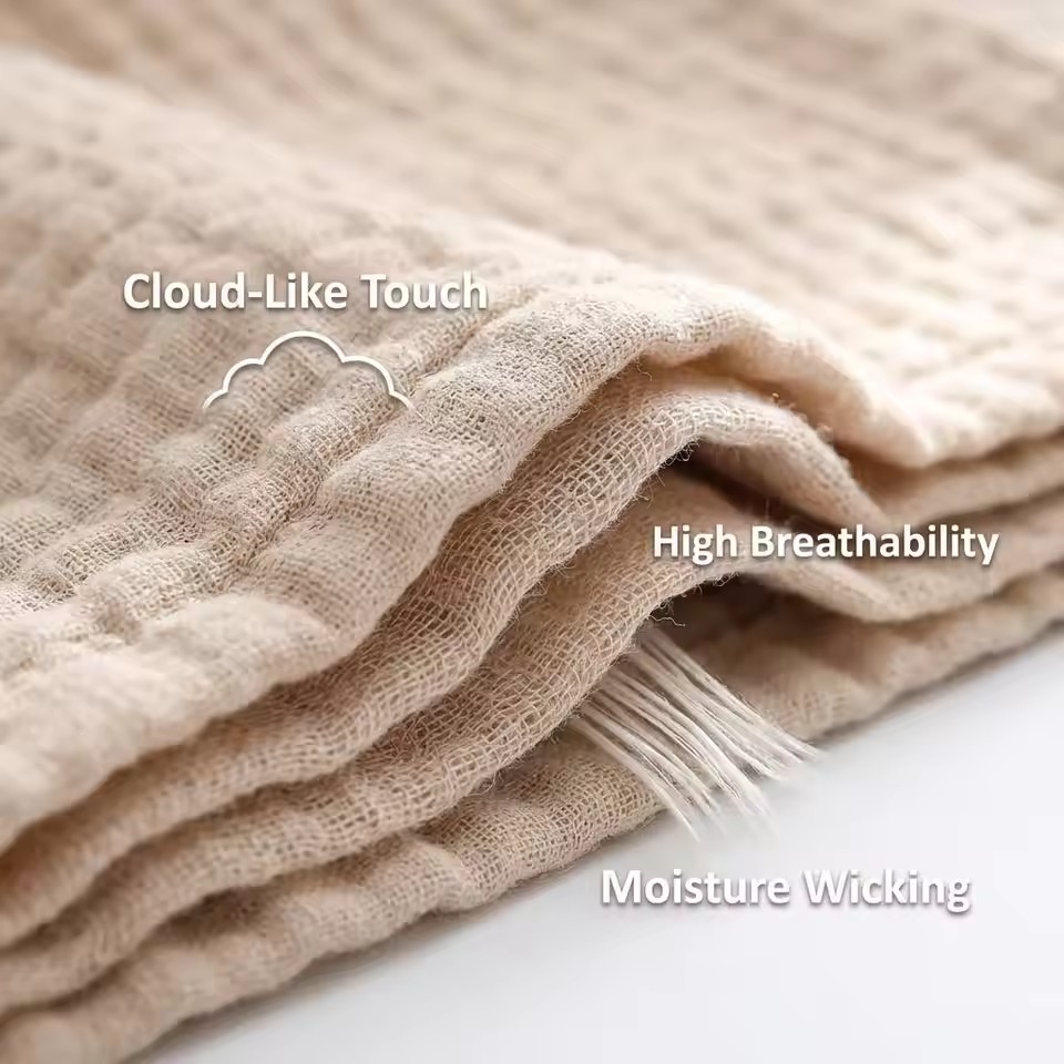 6 Katmanlı Pamuklu Muslin Batt - Muslin Cotton Bedspread incelemesi ve fiyatı
