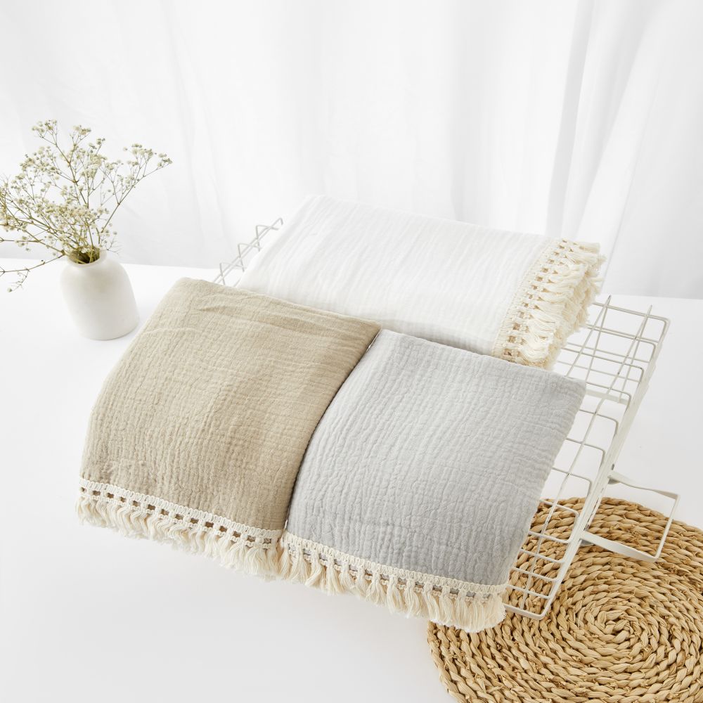 Pamuk Muslin için kundak batta - Muslin Cotton Bedspread incelemesi ve fiyatı