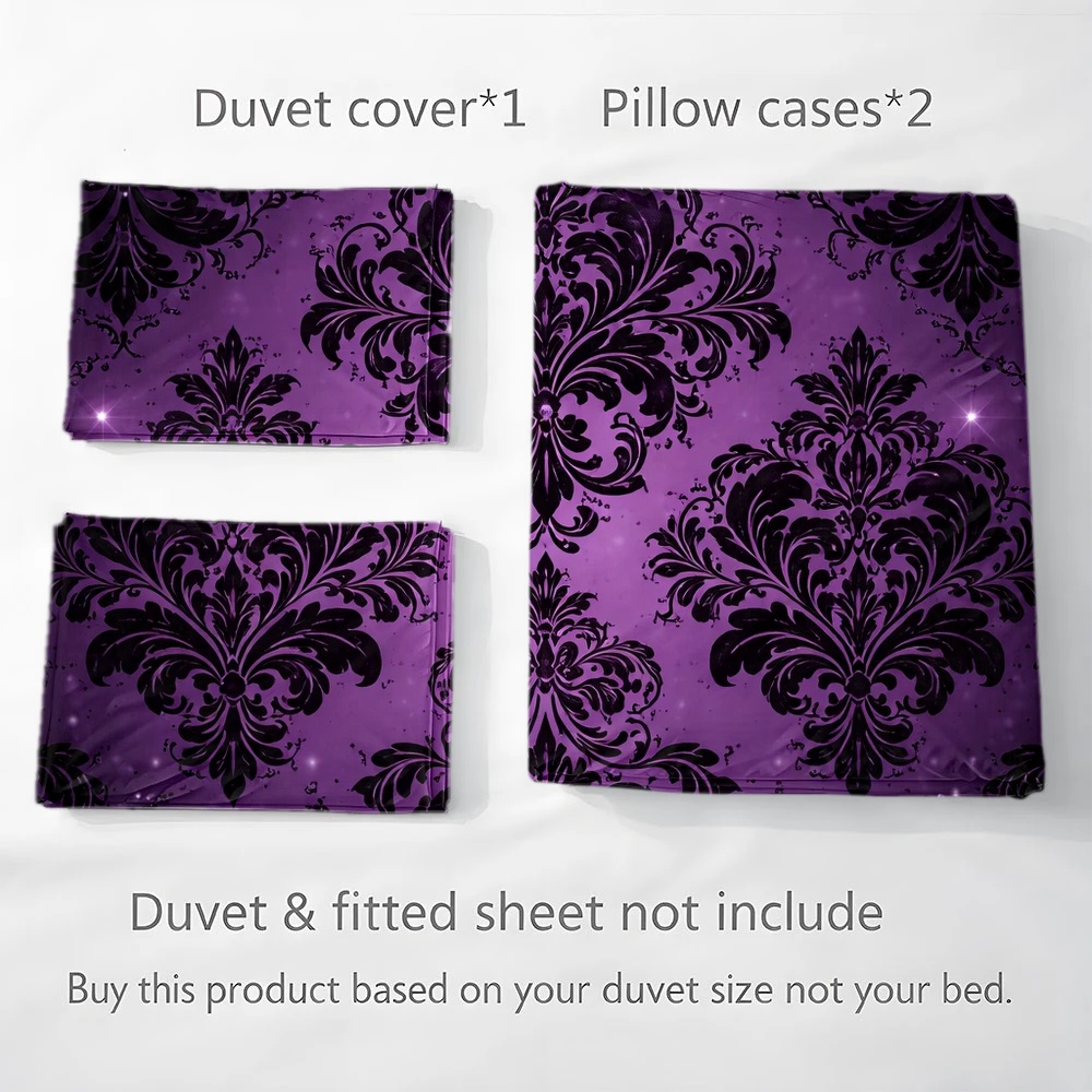 Hafif Lüks Çiçek Desenli 3 Par - Duvet Cover Sets With Zipper incelemesi ve fiyatı