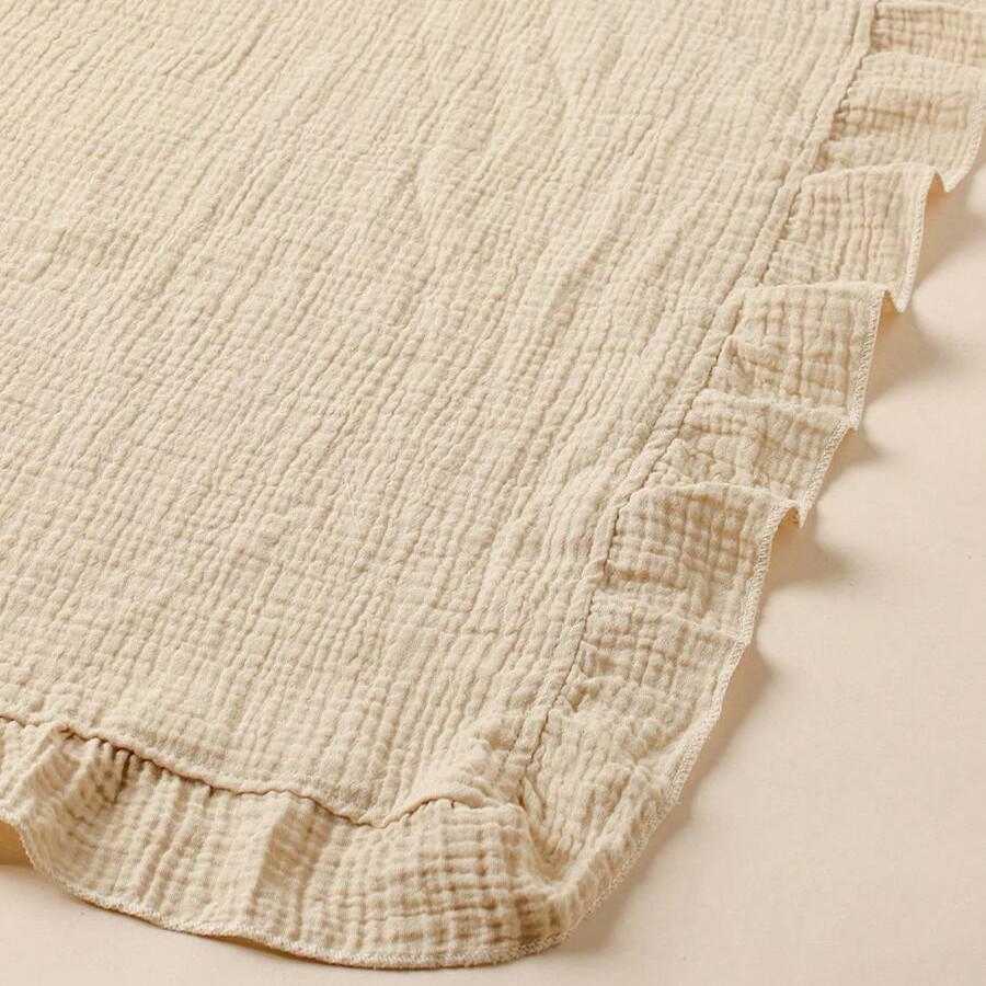 %100 Pamuklu Fırfırlı Muslin B - Muslin Cotton Bedspread incelemesi ve fiyatı