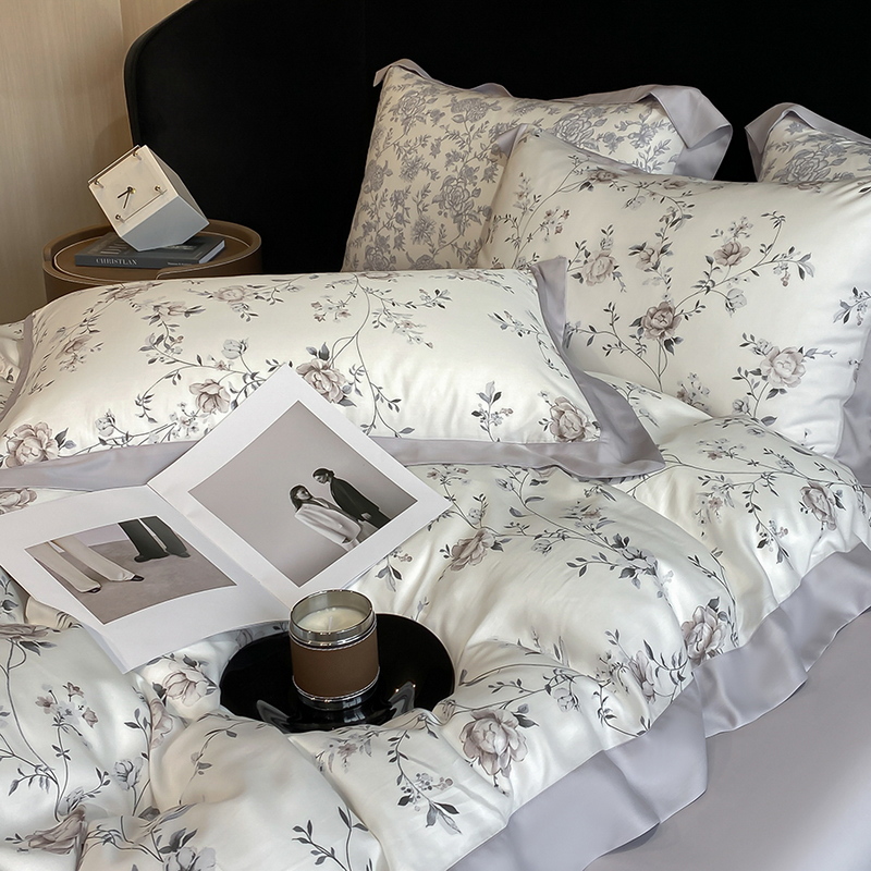 Lüks Dijital Baskı Çiçekler ve - Aesthetic Floral Duvet Cover incelemesi ve fiyatı