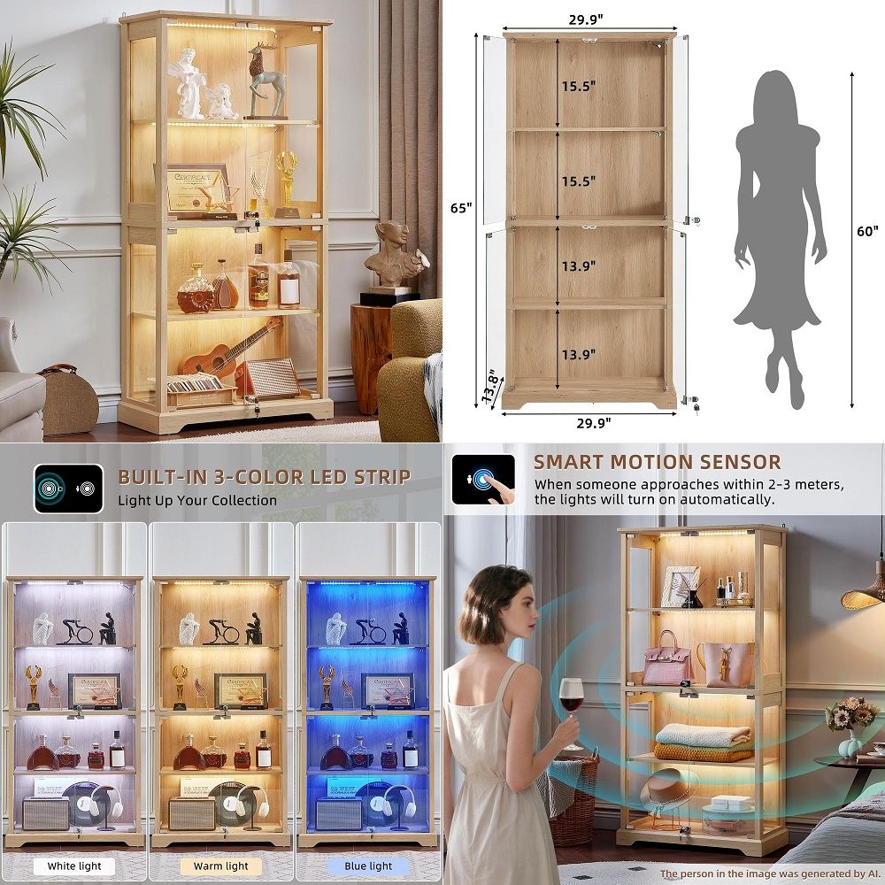 Çiftlik Evi Tipi Camlı Vitrin  - Lighting incelemesi ve fiyatı