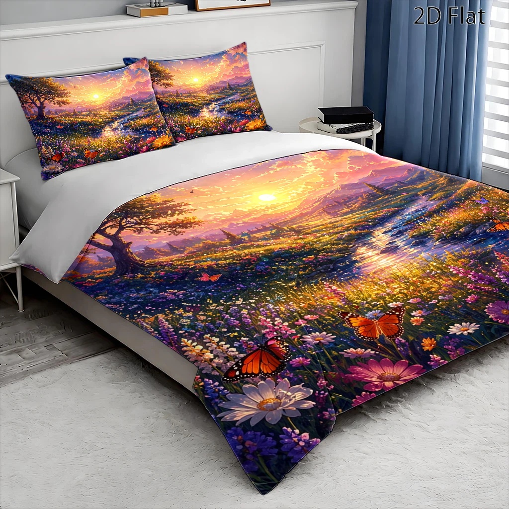3 Parça Rüya Gibi Doğal Manzar - Duvet Cover Sets With Zipper incelemesi ve fiyatı