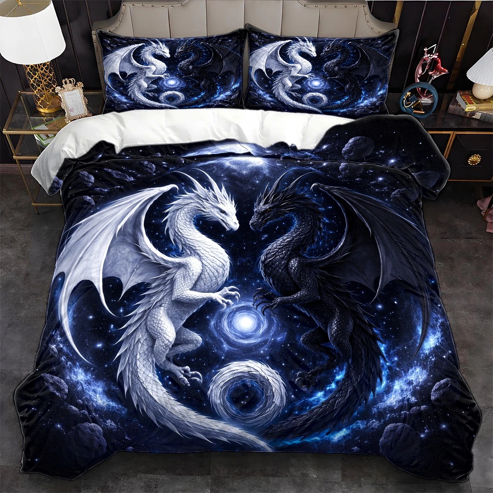 3 Parça Yıldızlı Gökyüzü Ejder - Duvet Cover Sets With Zipper incelemesi ve fiyatı