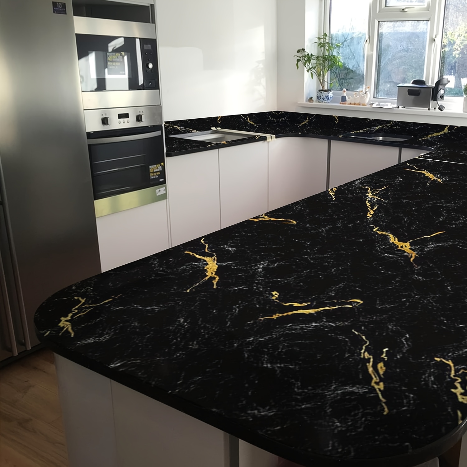 1 adet Lüks Siyah Mermer Duvar - Kitchen incelemesi ve fiyatı