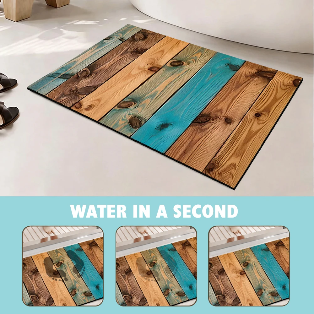 Vintage Geri Dönüştürülmüş Ahş - Quick Dry Diatomite Bath Mat incelemesi ve fiyatı