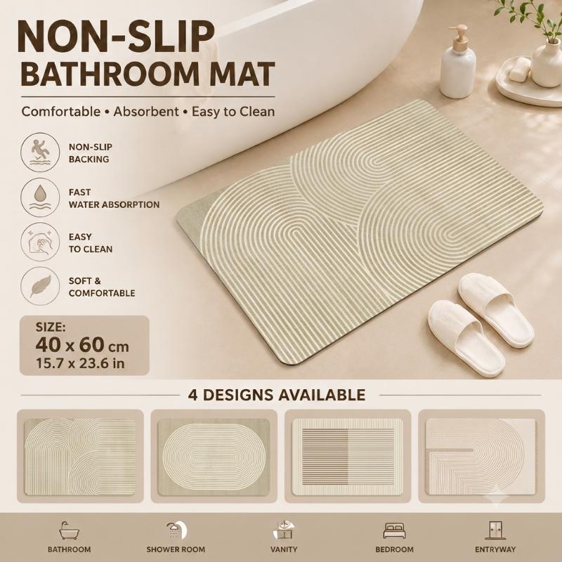Diatomit Banyo Paspası Hızlı K - Quick Dry Diatomite Bath Mat incelemesi ve fiyatı